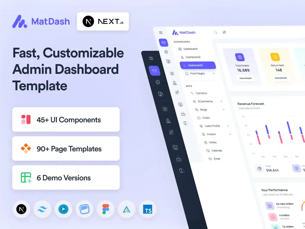 Matdash Next.js ShadCN Theme