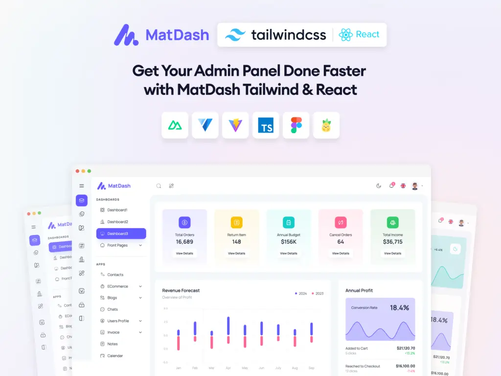 Matdash React ShadCN Theme