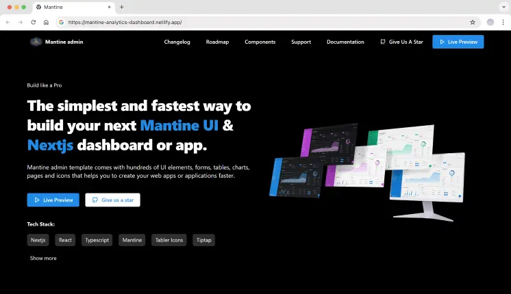 Mantime Analytics Dashboard Template