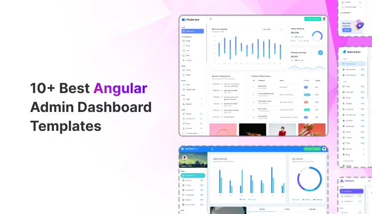 10+ Best Angular Admin Dashboard Templates for 2026