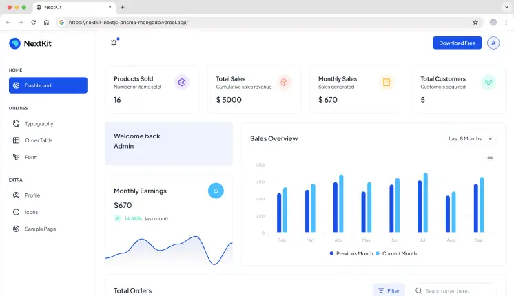 NextKit ecommerce starter template
