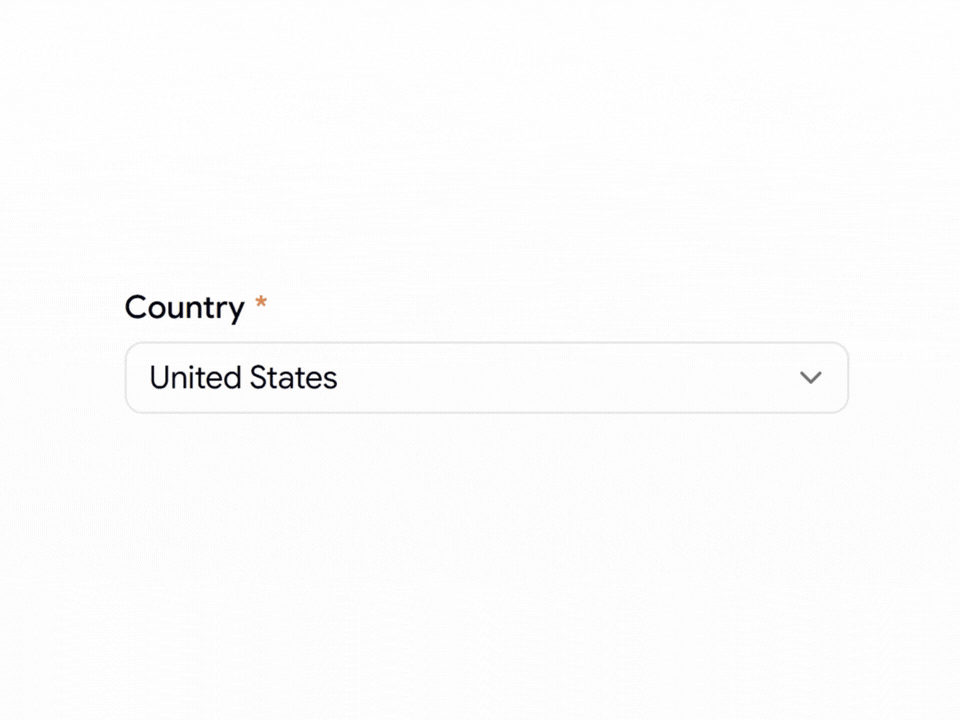 Required Select