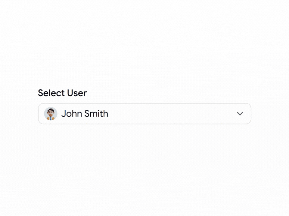 Select with avatars