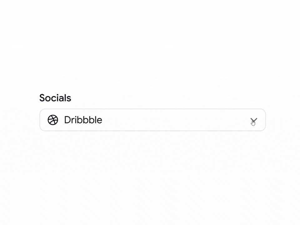 Select with icon