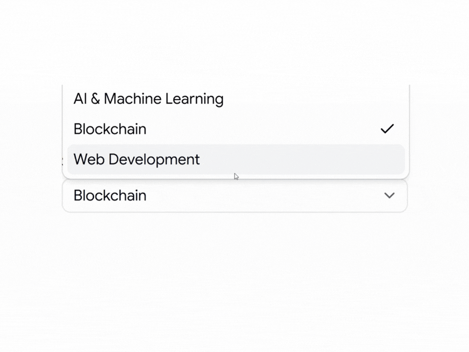 Select with separator