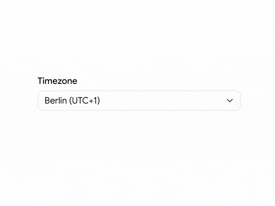 Select with timezone